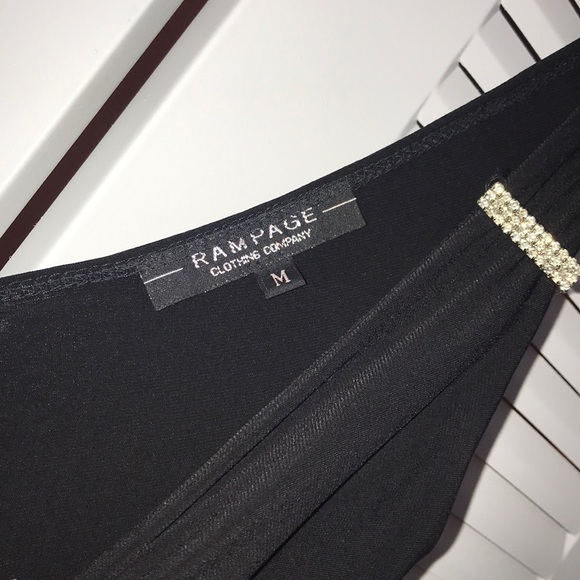 Rampage -Beautiful black hi-low dress. Size M ❤️ - Picture 8 of 8